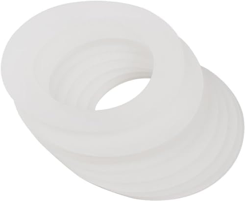 10-Piece Silicone Gasket Set for Mason Jars