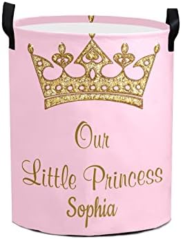 Our Little Princess Large Storage Laundry Basket Handle Included