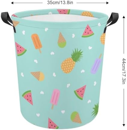 Summertime Magic MEIKKO Fruit-Themed Waterproof Laundry Hamper
