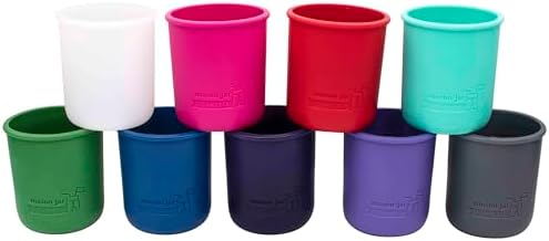 Safe Multi-Purpose Silicone Pint Jars for Kitchen Use