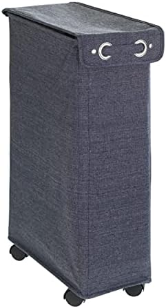 WENKO Slim Laundry Hamper with Wheels