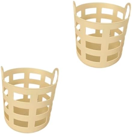 PRETYZOOM 2pcs Laundry Baskets Storage Holders 1