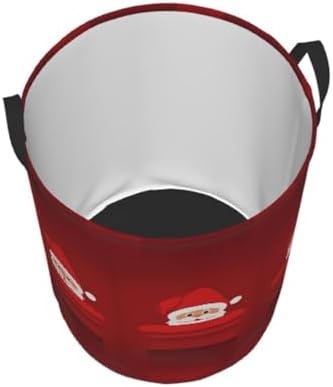 DCEHGEW Santas JollyHelpers Collapsible Laundry Basket 165x138in Waterproof Durable for Family Use