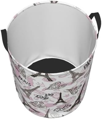 Waterproof Paris Eiffel Tower Clothes Basket