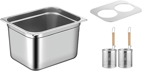 Stainless Steel Pasta Cooker Insert Set with 2 Holes