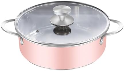 108-inch Dual-Handle Nonstick Stainless Steel Stock Pot with Visual Glass Cover