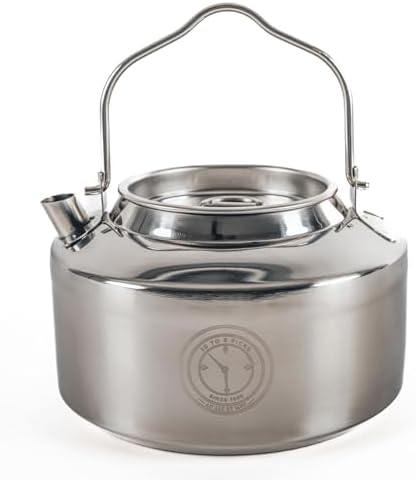 10TO6 Picks Camping Kettle for Efficient Boiling 12L Capacity Stainless Steel