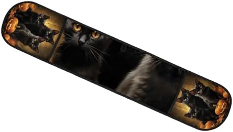 Gublec Halloween Cats Pumpkins Oven Mitts