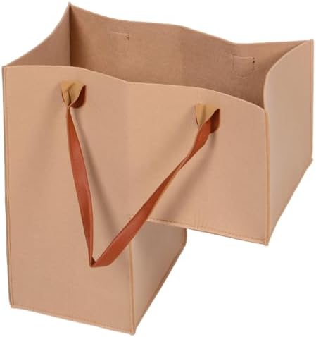 Golden Felt Folding Laundry Hamper for Stairs Efficient Clothes Organizer Basket