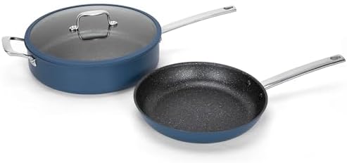 MAISON ARTS Nonstick Frying Pans Set 3 Piece Including Lid and Fry Skillet