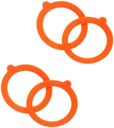 Airtight silicone sealing rings for Mason jars