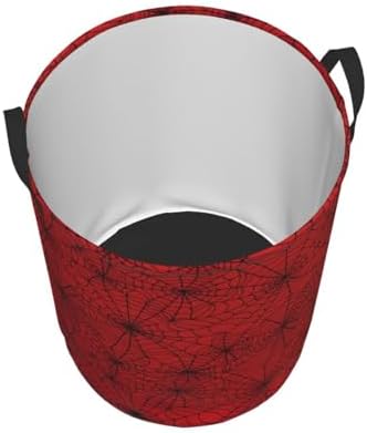 Red Spider Web Collapsible Laundry Hamper Red Spider Web Collapsible Laundry Basket