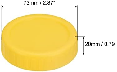 Uxcell Mason Jar Lids 10pcs Leak Proof with Silicone Rings