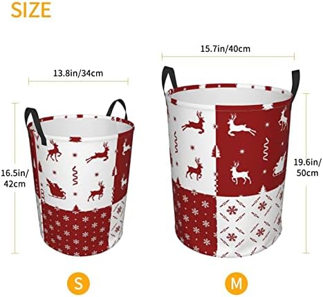 Foldable Christmas Laundry Hamper with Innovative Design