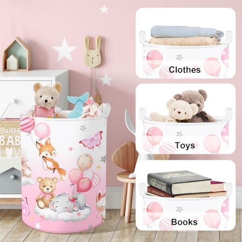 Clastyle 45L Hot Air Balloon Animal Laundry Basket