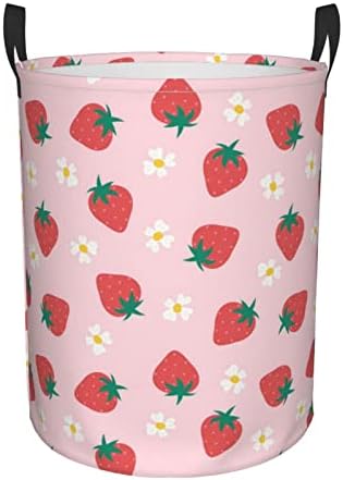 Strawberry Collapsible Laundry Hamper