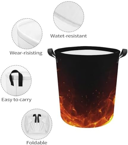 Compact Waterproof Laundry Hamper for Families College Students