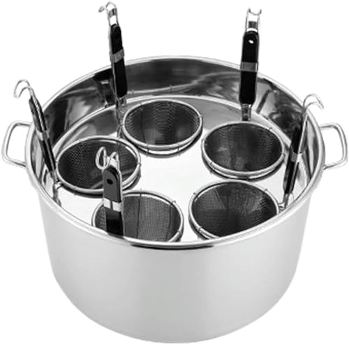 Bright Side 5 Hole Stainless Steel Pasta Cooker