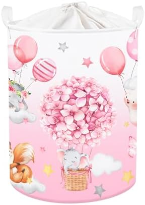 Clastyle 45L Hot Air Balloon Animal Laundry Basket