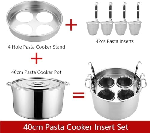 UNbit Pasta Pots Stainless Steel Cooker Set