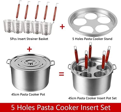 Premium Stainless Steel Pasta Cooker Set Fast Even Durable