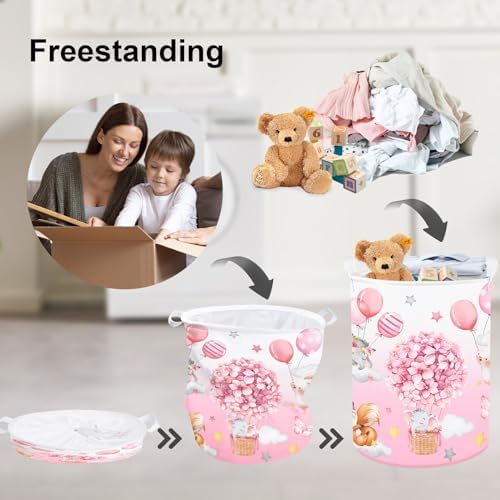 Clastyle 45L Hot Air Balloon Animal Laundry Basket