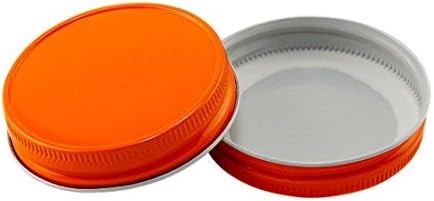 Nakpunar Mason Jar Lid Set - 12 x Orange
