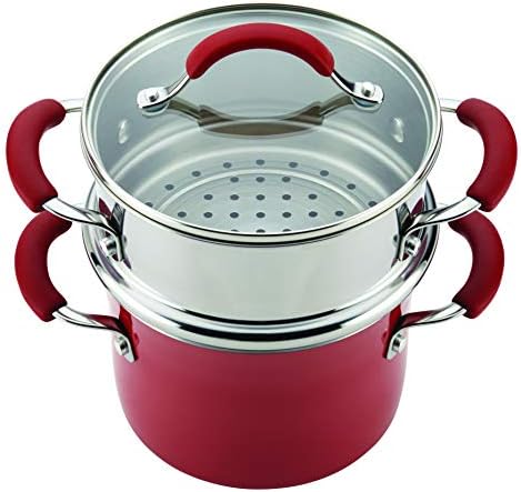 Rachael Ray Nonstick Sauce Pot with Steamer Set 3Q