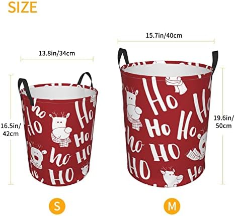 Perfect Storage Christmas Laundry Hamper with Easy Handling