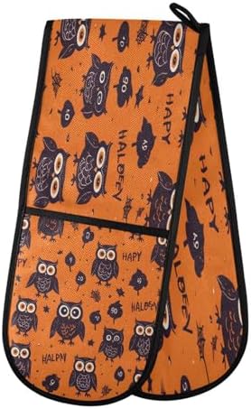 Halloween Owls Oven Mitts