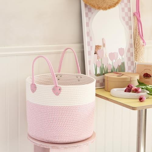 Sea Team Round Storage Basket with Handles