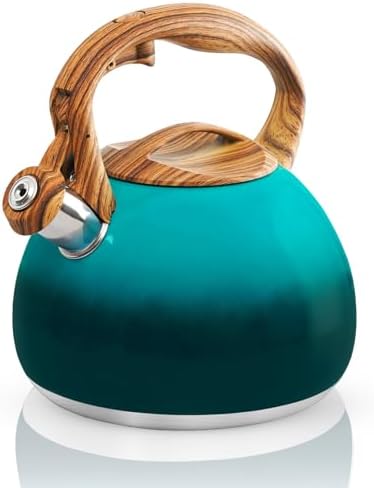 JEASOM Stainless Steel Tea Kettle Ergonomic Design Boiling Water