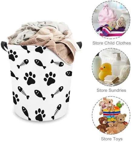 Water-Resistant Collapsible Laundry Basket for Families Students