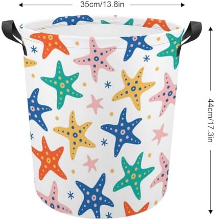 Stylish Starfish Waterproof Laundry Hamper