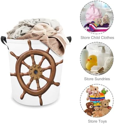 Exceptional Boat Steer Style Laundry Hamper