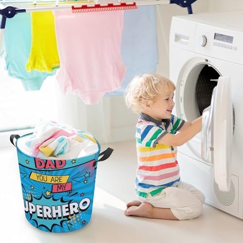 Happy Fathers Day mekkohappyfathersdaylaundryhamperwaterproofpopartquoteboughtfor