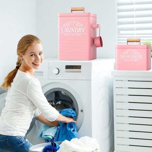 Metal Farmhouse Laundry Storage Set