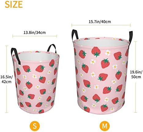 Strawberry Collapsible Laundry Hamper