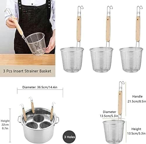 Enhance Your Cooking Experience with the DAOUXIAOSP 3-Pasta Cooker Set