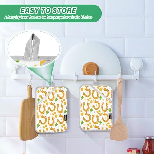 Safe Heat-Resistant Oven Mitt Potholders 18x25cm