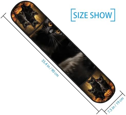 Gublec Halloween Cats Pumpkins Oven Mitts