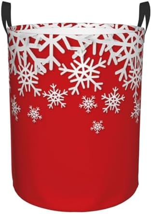 AFHYZY Christmas Laundry Hamper Collapsible Storage Solution with Handles