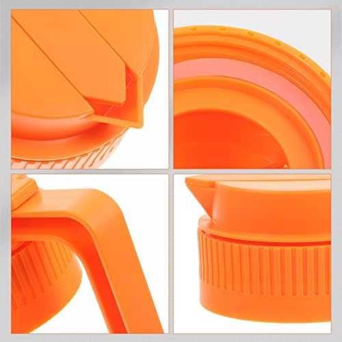 Hemoton 2-Piece Lids for Mason Jars Easy Pitcher Dispenser