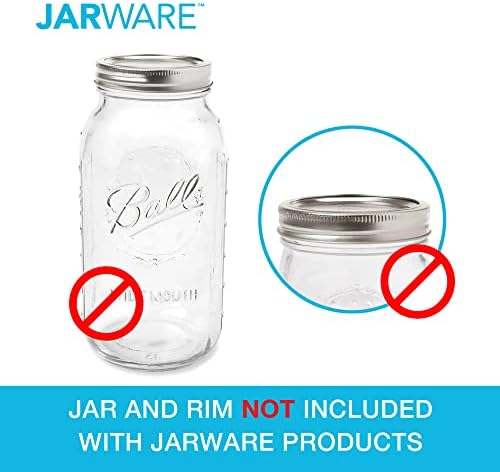 Claires Lemonade Stand Mason Jar Fruit Infuser Lid Yellow Set of 2