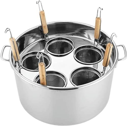 Multi-functional Stainless Steel Pasta Cooker with Strainer Basket