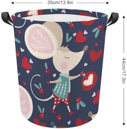 Cute Cartoon Mouse Laundry Hamper
