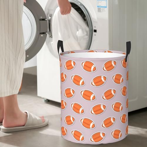 American Football Large Collapsible Laundry Hamper