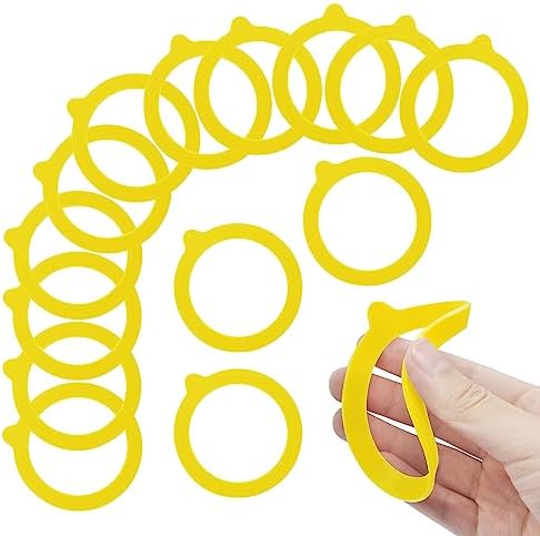 12-Piece Silicone Replacement Ggments for Mason Jars Airtight Canning Seals