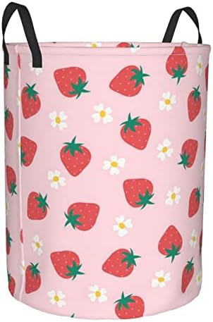 Strawberry Collapsible Laundry Hamper
