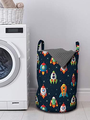 Spaceship Laundry Bag Packed with Stars